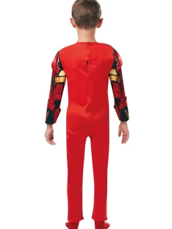 Iron Man Maskeraddräkt Deluxe Barn 7-8 år (122-128 cm)