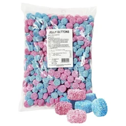 Jelly Buttons Rosa & Blå knappar 2 kg