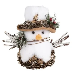 Juldekoration Snögubbe 15 cm
