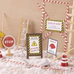 Julpyssel till Nissens dörr - Byggarbete