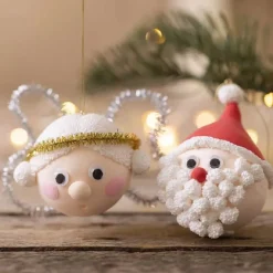 Julpyssel - Tomte & Ängel Julgranskulor