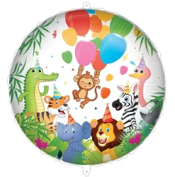 Jungle Balloons - Folieballong med ballongvikt 46 cm