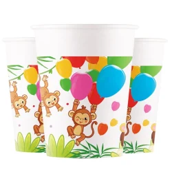 Jungle Balloons - Pappmuggar 8-pack