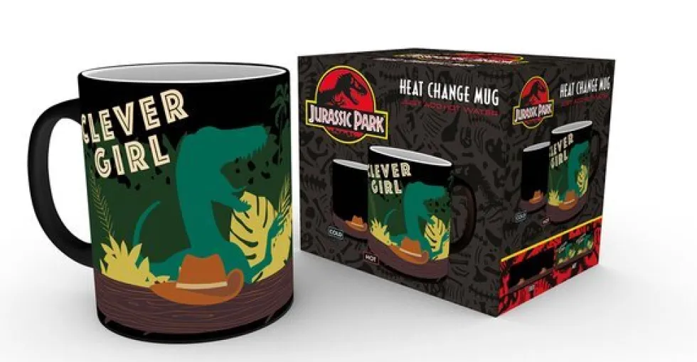 Jurassic Park - Clever Girl Heat Change Porslinsmugg