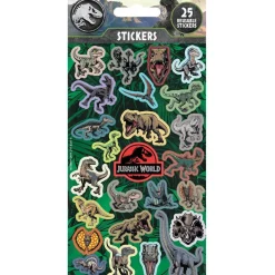 Jurassic World Klistermärken 25-pack