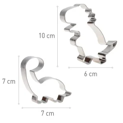 Kakformar Dinosaurier 2-pack