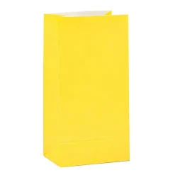 Kalaspåsar i papper - Gula 12-pack