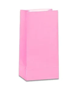 Kalaspåsar i papper - Ljusrosa 12-pack