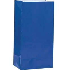 Kalaspåsar i papper - Mörkblå 12-pack