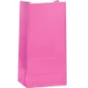 Kalaspåsar i papper - Mörkrosa 12-pack