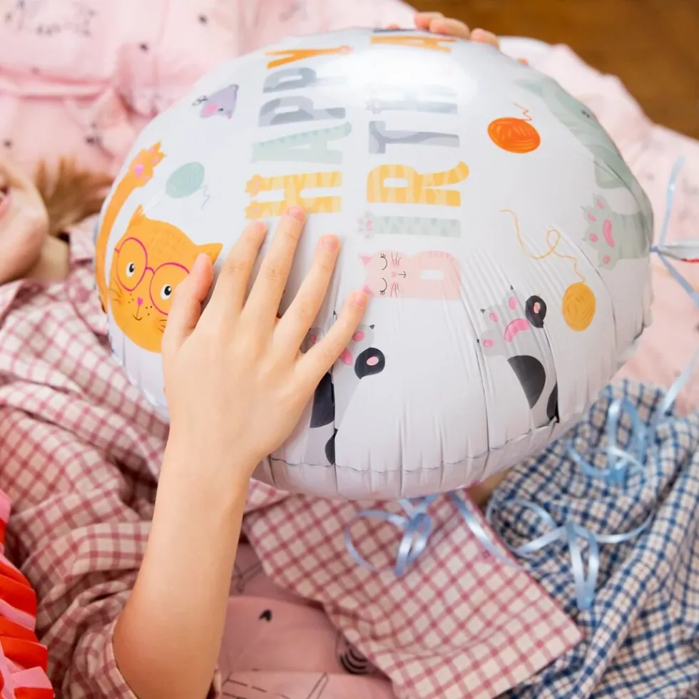 Katt Folieballong 45 cm