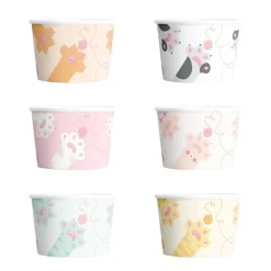 Katt Glassbägare 6-pack