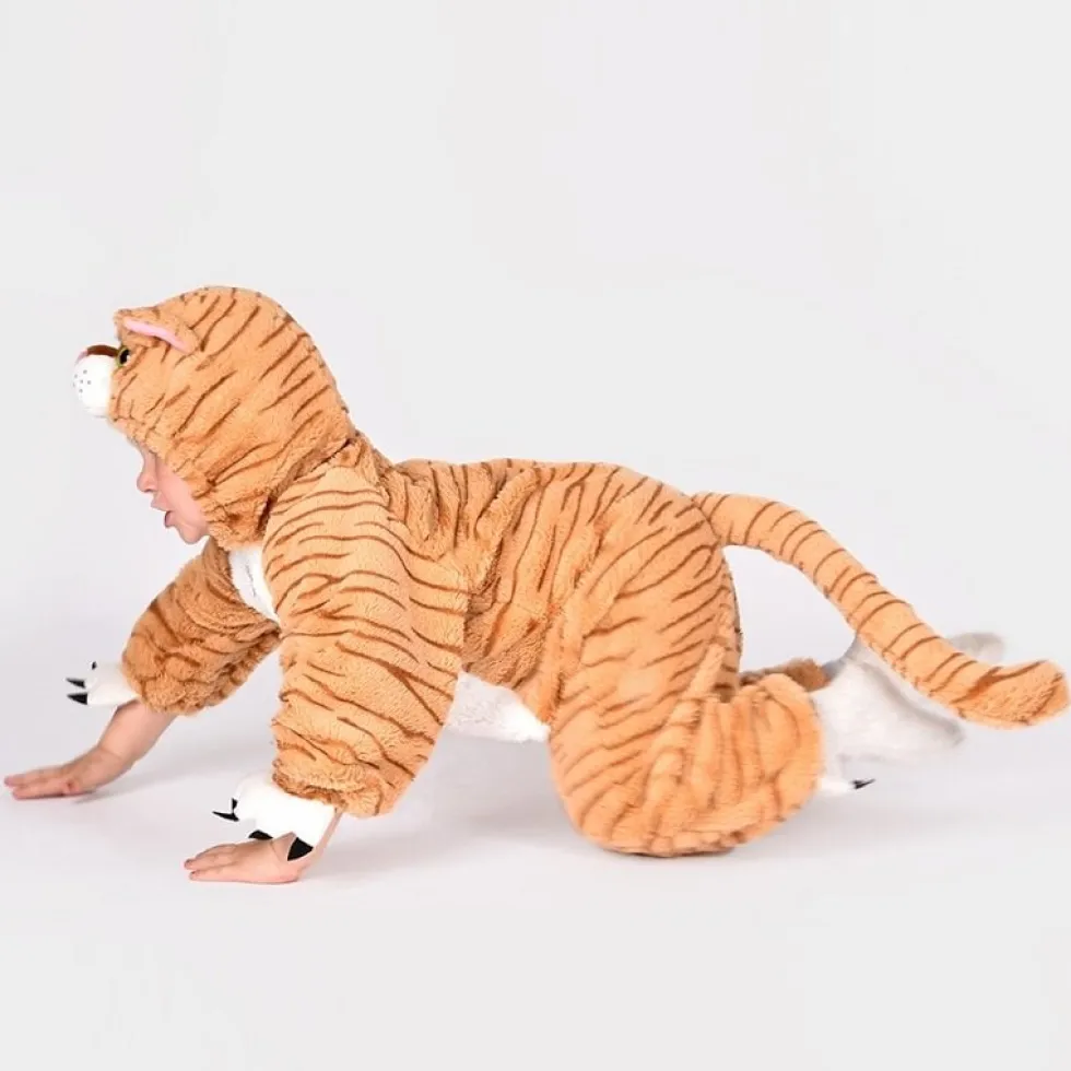 Katt Jumpsuit Maskeraddräkt Barn 4-5 år