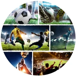 Kick it! Fotboll - Tallrikar 8-pack