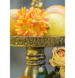 Konstgjorda Prästkragar i orange färg 11 cm