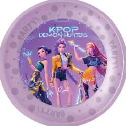 K-Pop Tallrikar av plast 21 cm 4-pack