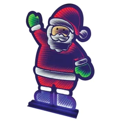 LED Dekorationsbelysning - Jultomte 74 cm
