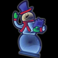 LED Dekorationsbelysning - Snögubbe 76 cm