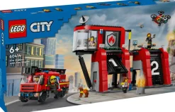 LEGO City - Brandstation med brandbil 6+