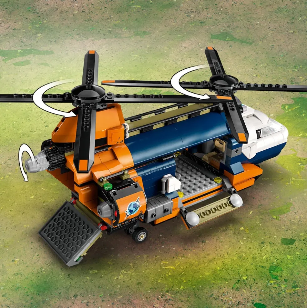 LEGO City - Djungelhelikopter och basläger 8+