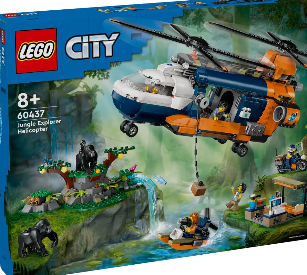 LEGO City - Djungelhelikopter och basläger 8+