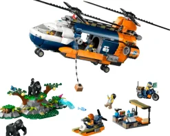 LEGO City - Djungelhelikopter och basläger 8+