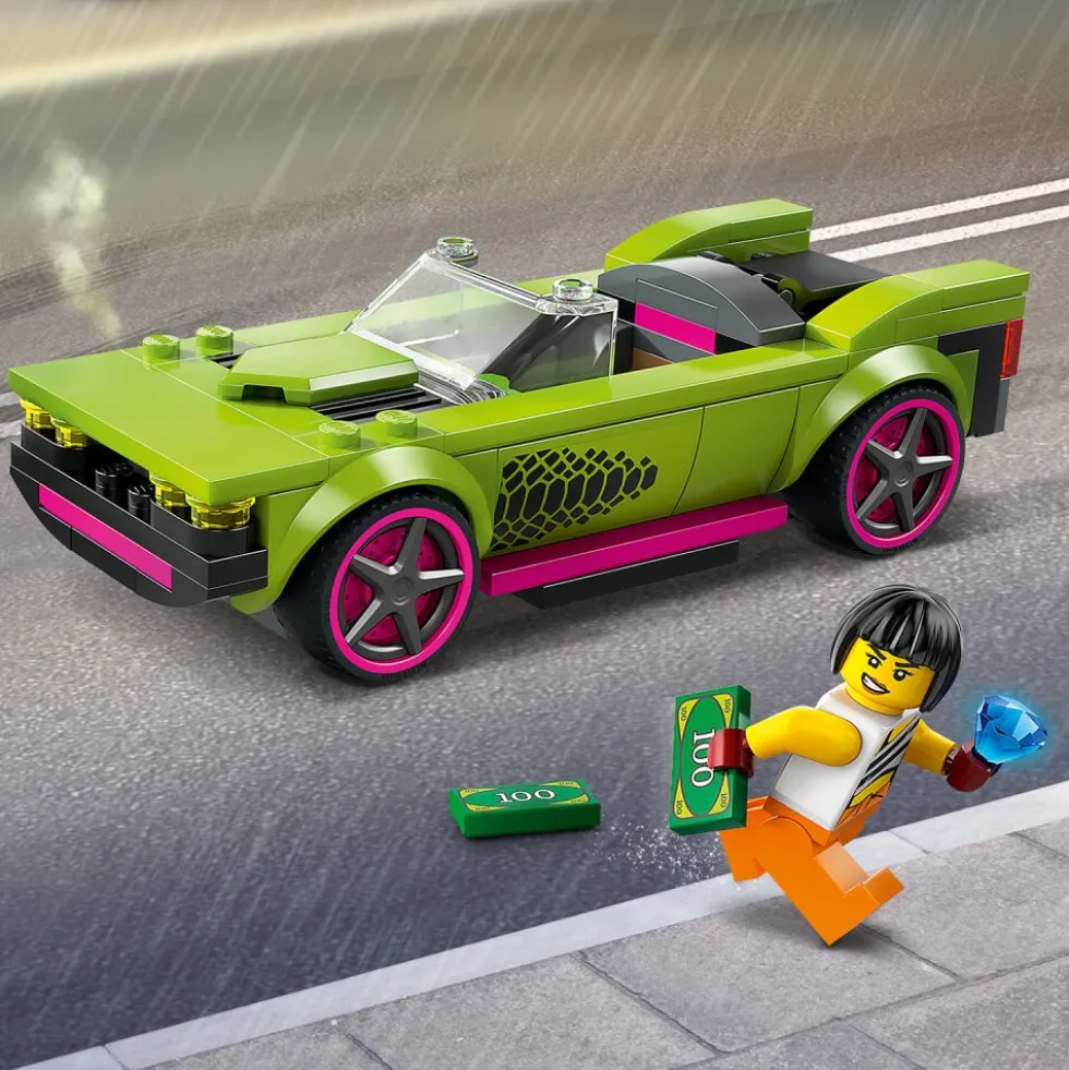 LEGO City - Jakt med polisbil och muskelbil 6+