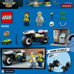 LEGO City - Polisens motorcykeljakt 4+