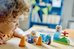 LEGO Duplo - Blå polismotorcykel 2+