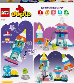 LEGO Duplo - 3in1 Äventyr med rymdfärja 3+