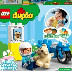 LEGO Duplo - Polismotorcykel 2+