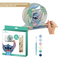 Lilo & Stitch 3D-figur i trä att måla