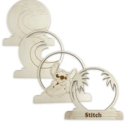 Lilo & Stitch 3D-figur i trä att måla