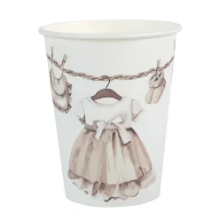 Little Teddy Babyshower Pappmuggar 6-pack