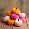 Lyxig pumpa i sammetstyg 9 X 10 cm