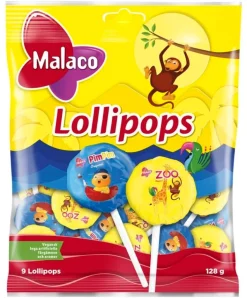 Malaco Mix av klubbor 128 gram