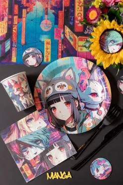 Manga - Tallrikar 10-pack
