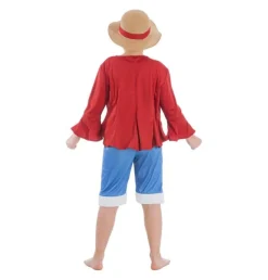 Maskeraddräkt One Piece Luffy Barn 9-12 år