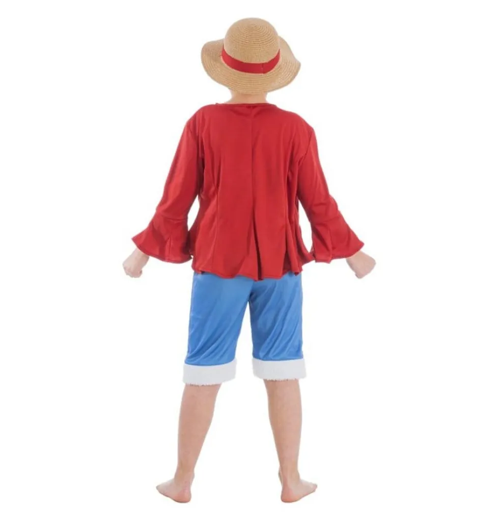 Maskeraddräkt One Piece Luffy Barn 9-12 år