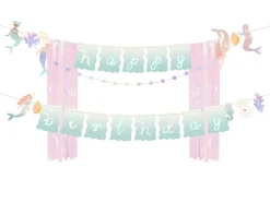 Mermaid Girlang med Backdrop 130 cm