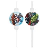 Mighty Avengers - Pappsugrör 4-pack
