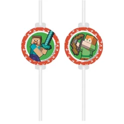 Minecraft - Pappsugrör 4-pack