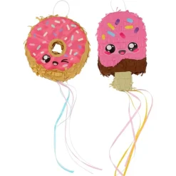 Mini Piñatas Kawaii Donut & Glass