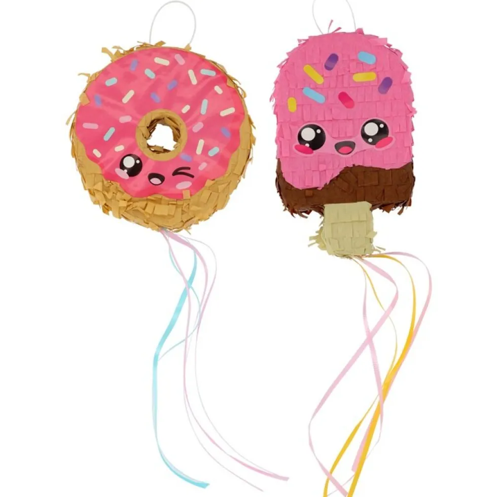 Mini Piñatas Kawaii Donut & Glass