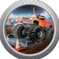 Monster Truck Tallrikar 8-pack