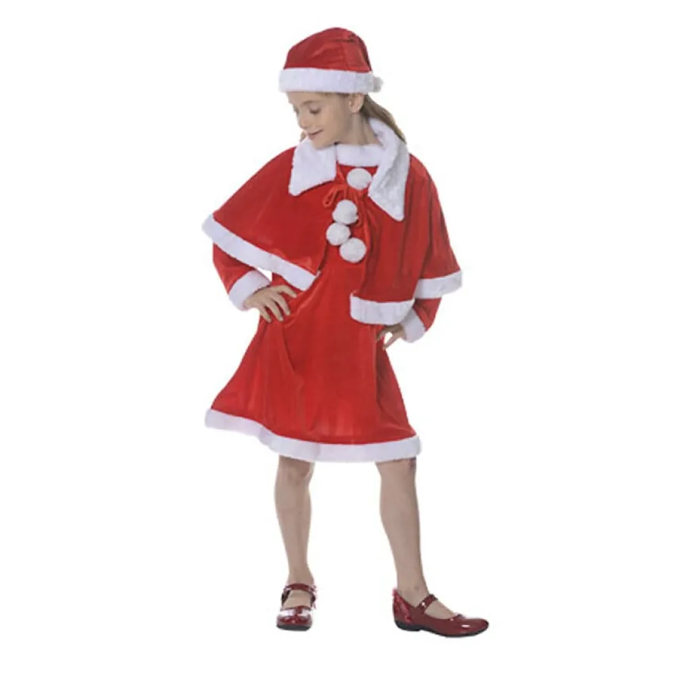 Mrs Santa Claus - Tomtedräkt 5-6 år
