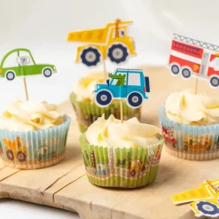 Muffinsformar - Fordon 60-pack