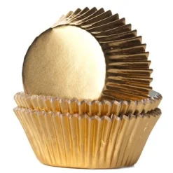 Muffinsformar - Guldfolie 24-pack