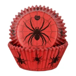 Muffinsformar Halloween Spindel 48-pack