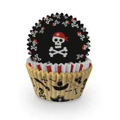 Muffinsformar med piratmotiv 75-pack